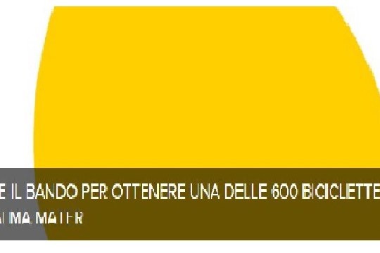 Bando di concorso per la concessione in comodato d’uso gratuito a studenti dell’Ateneo di n. 600 Almabike – a.a. 2020/2021